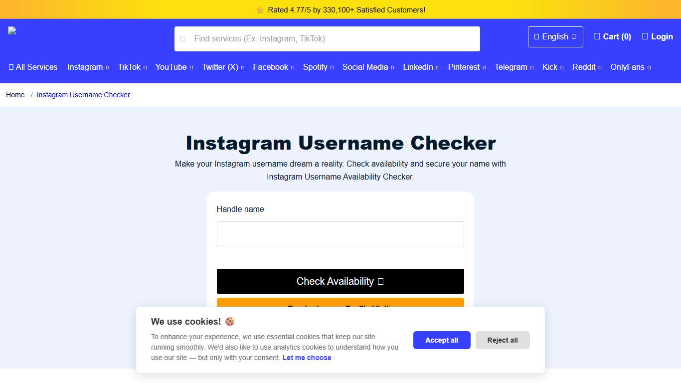 Instagram Username Availability Checker Media Mister